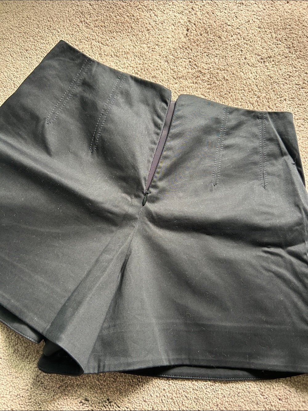 NWT Rag & Bone Black and Navy High-Waist Pocket Front Shorts - Picture 3 of 3